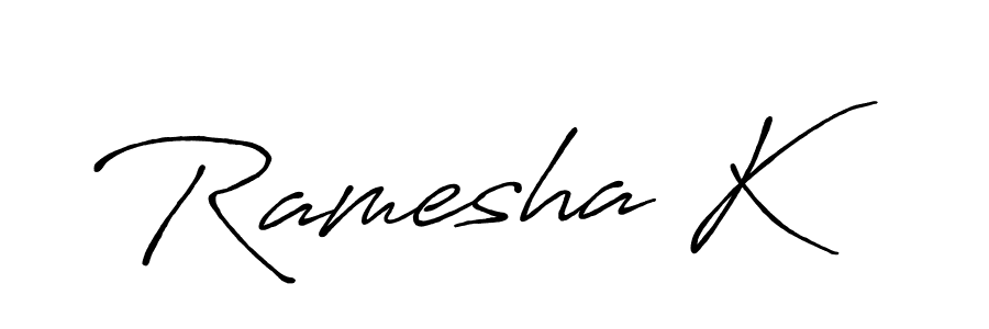 Make a short Ramesha K signature style. Manage your documents anywhere anytime using Antro_Vectra_Bolder. Create and add eSignatures, submit forms, share and send files easily. Ramesha K signature style 7 images and pictures png