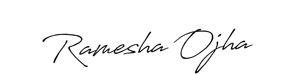 How to Draw Ramesha Ojha signature style? Antro_Vectra_Bolder is a latest design signature styles for name Ramesha Ojha. Ramesha Ojha signature style 7 images and pictures png