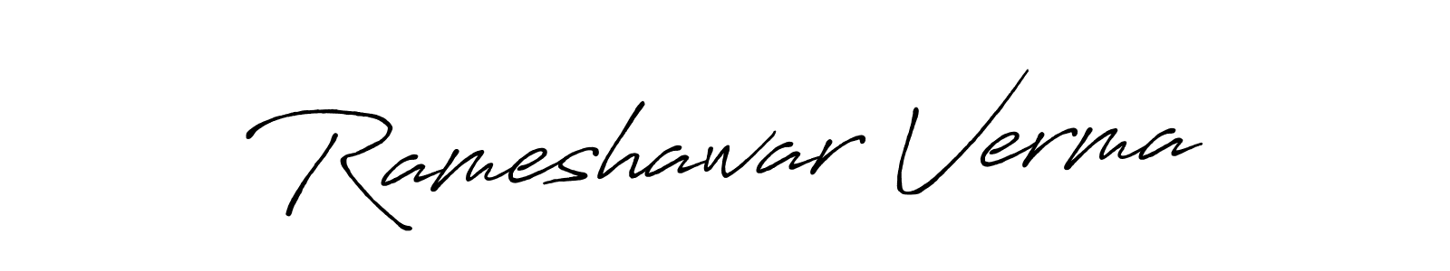 You should practise on your own different ways (Antro_Vectra_Bolder) to write your name (Rameshawar Verma) in signature. don't let someone else do it for you. Rameshawar Verma signature style 7 images and pictures png
