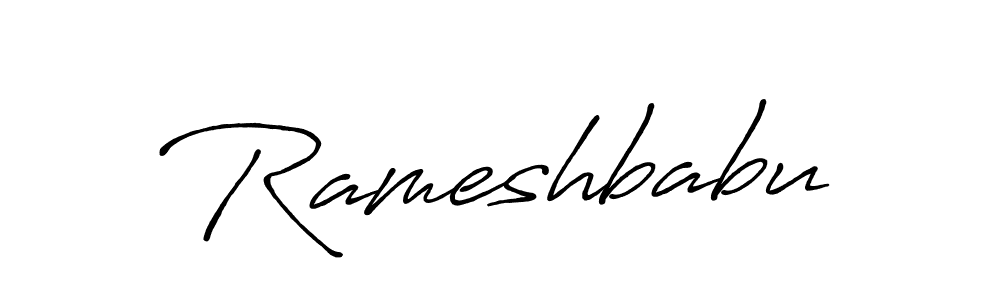 Make a beautiful signature design for name Rameshbabu. Use this online signature maker to create a handwritten signature for free. Rameshbabu signature style 7 images and pictures png