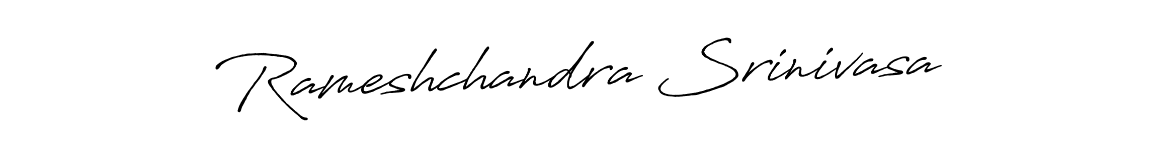 Rameshchandra Srinivasa stylish signature style. Best Handwritten Sign (Antro_Vectra_Bolder) for my name. Handwritten Signature Collection Ideas for my name Rameshchandra Srinivasa. Rameshchandra Srinivasa signature style 7 images and pictures png