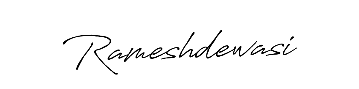 Also we have Rameshdewasi name is the best signature style. Create professional handwritten signature collection using Antro_Vectra_Bolder autograph style. Rameshdewasi signature style 7 images and pictures png