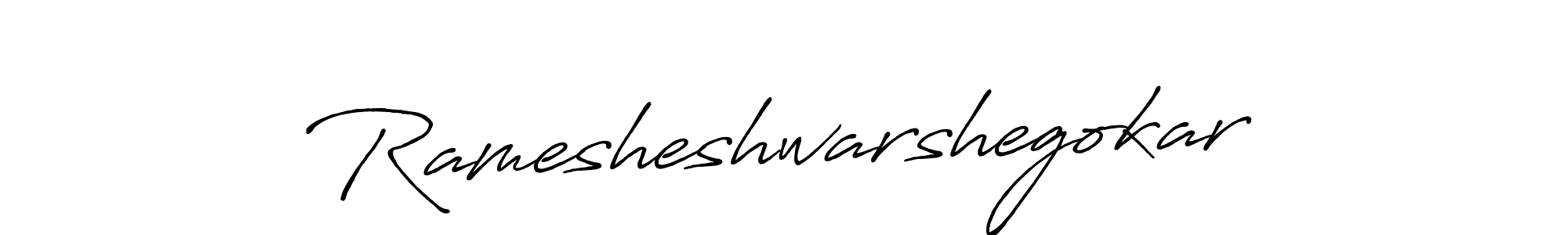 Antro_Vectra_Bolder is a professional signature style that is perfect for those who want to add a touch of class to their signature. It is also a great choice for those who want to make their signature more unique. Get Ramesheshwarshegokar name to fancy signature for free. Ramesheshwarshegokar signature style 7 images and pictures png
