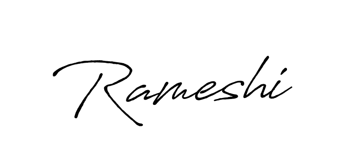 How to make Rameshi name signature. Use Antro_Vectra_Bolder style for creating short signs online. This is the latest handwritten sign. Rameshi signature style 7 images and pictures png