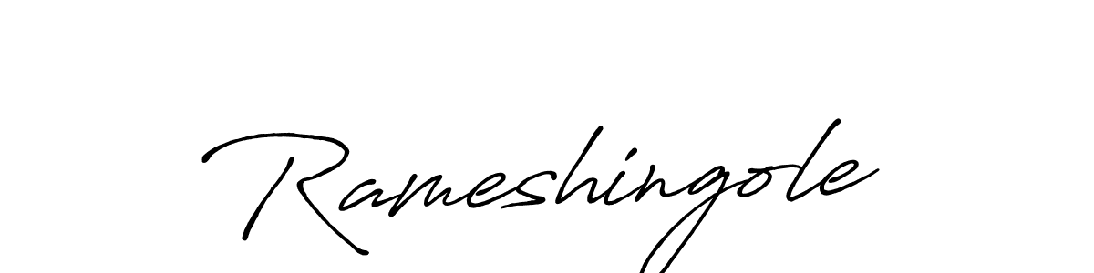 Once you've used our free online signature maker to create your best signature Antro_Vectra_Bolder style, it's time to enjoy all of the benefits that Rameshingole name signing documents. Rameshingole signature style 7 images and pictures png