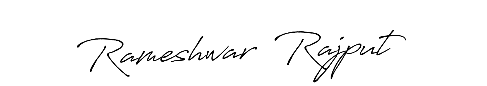 You can use this online signature creator to create a handwritten signature for the name Rameshwar  Rajput. This is the best online autograph maker. Rameshwar  Rajput signature style 7 images and pictures png