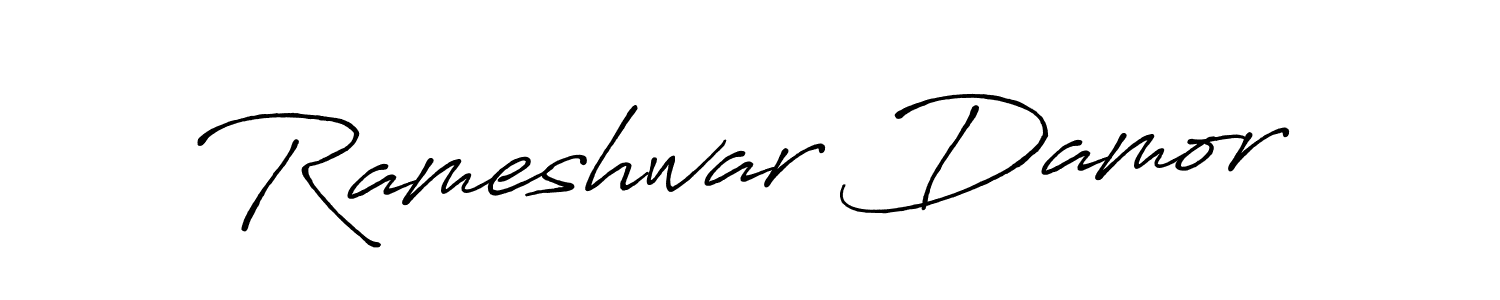 Once you've used our free online signature maker to create your best signature Antro_Vectra_Bolder style, it's time to enjoy all of the benefits that Rameshwar Damor name signing documents. Rameshwar Damor signature style 7 images and pictures png