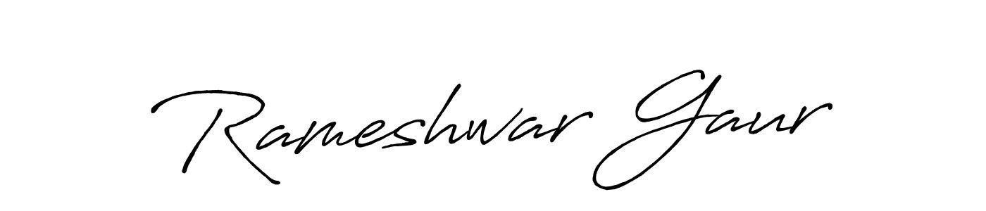 Make a beautiful signature design for name Rameshwar Gaur. Use this online signature maker to create a handwritten signature for free. Rameshwar Gaur signature style 7 images and pictures png
