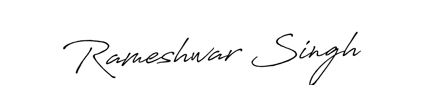 Also we have Rameshwar Singh name is the best signature style. Create professional handwritten signature collection using Antro_Vectra_Bolder autograph style. Rameshwar Singh signature style 7 images and pictures png