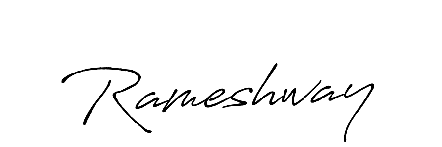 Antro_Vectra_Bolder is a professional signature style that is perfect for those who want to add a touch of class to their signature. It is also a great choice for those who want to make their signature more unique. Get Rameshway name to fancy signature for free. Rameshway signature style 7 images and pictures png