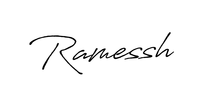 Create a beautiful signature design for name Ramessh. With this signature (Antro_Vectra_Bolder) fonts, you can make a handwritten signature for free. Ramessh signature style 7 images and pictures png