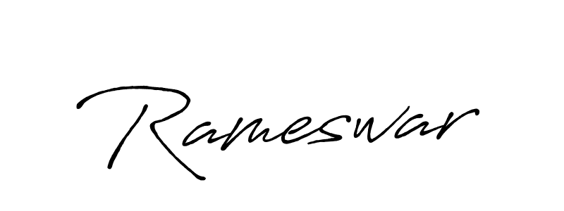 Rameswar stylish signature style. Best Handwritten Sign (Antro_Vectra_Bolder) for my name. Handwritten Signature Collection Ideas for my name Rameswar. Rameswar signature style 7 images and pictures png