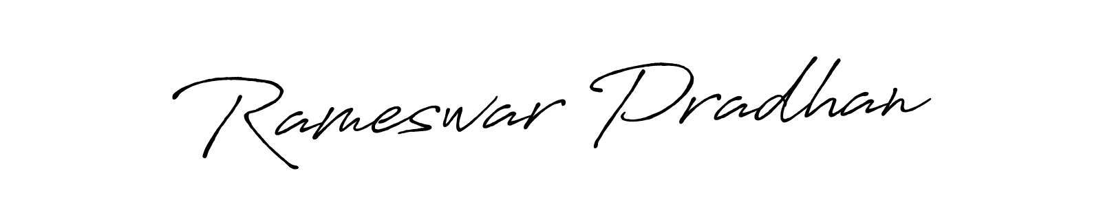 Rameswar Pradhan stylish signature style. Best Handwritten Sign (Antro_Vectra_Bolder) for my name. Handwritten Signature Collection Ideas for my name Rameswar Pradhan. Rameswar Pradhan signature style 7 images and pictures png