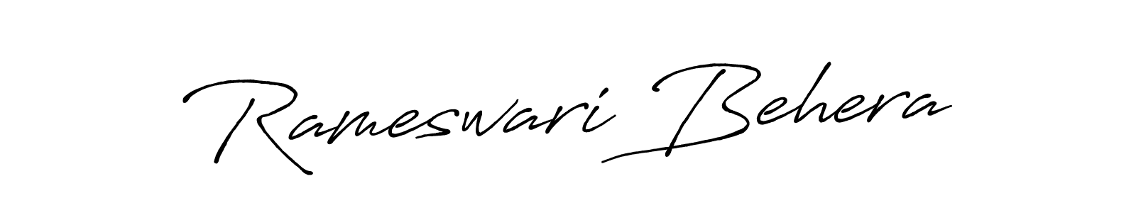 if you are searching for the best signature style for your name Rameswari Behera. so please give up your signature search. here we have designed multiple signature styles  using Antro_Vectra_Bolder. Rameswari Behera signature style 7 images and pictures png