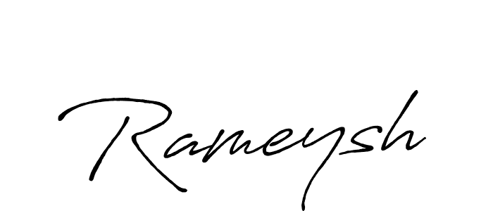 How to make Rameysh signature? Antro_Vectra_Bolder is a professional autograph style. Create handwritten signature for Rameysh name. Rameysh signature style 7 images and pictures png