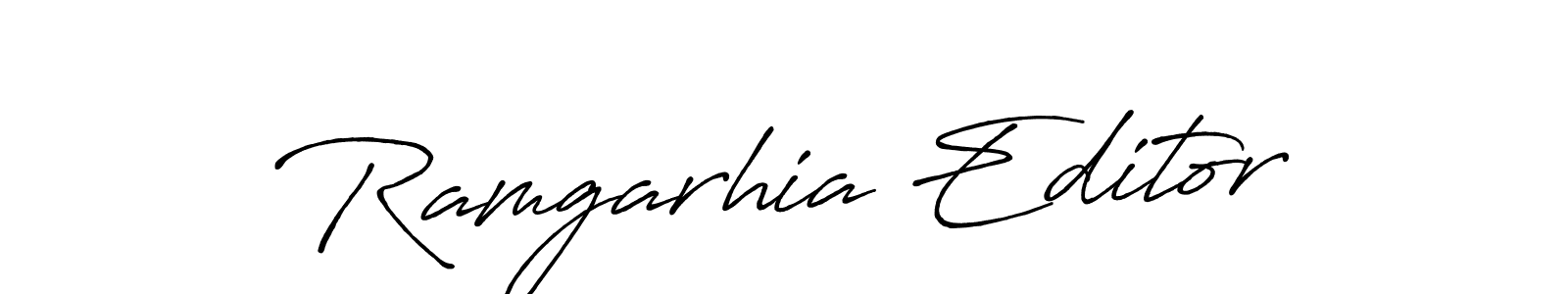 Once you've used our free online signature maker to create your best signature Antro_Vectra_Bolder style, it's time to enjoy all of the benefits that Ramgarhia Editor name signing documents. Ramgarhia Editor signature style 7 images and pictures png