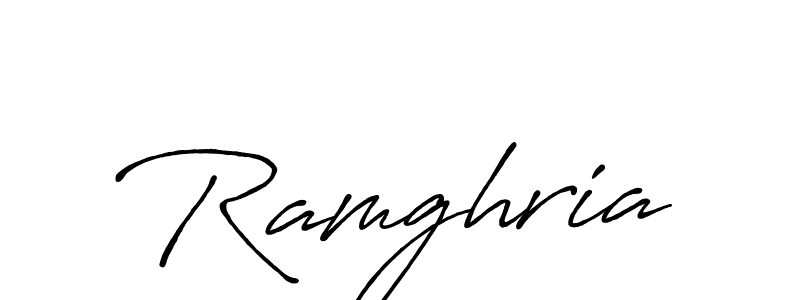 Ramghria stylish signature style. Best Handwritten Sign (Antro_Vectra_Bolder) for my name. Handwritten Signature Collection Ideas for my name Ramghria. Ramghria signature style 7 images and pictures png