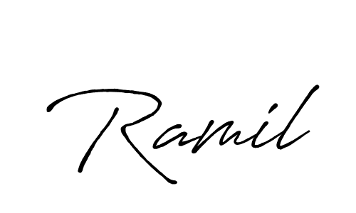 Here are the top 10 professional signature styles for the name Ramil. These are the best autograph styles you can use for your name. Ramil signature style 7 images and pictures png