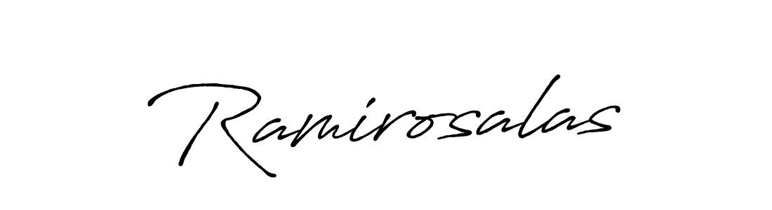 You should practise on your own different ways (Antro_Vectra_Bolder) to write your name (Ramirosalas) in signature. don't let someone else do it for you. Ramirosalas signature style 7 images and pictures png