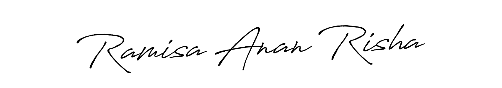 See photos of Ramisa Anan Risha official signature by Spectra . Check more albums & portfolios. Read reviews & check more about Antro_Vectra_Bolder font. Ramisa Anan Risha signature style 7 images and pictures png