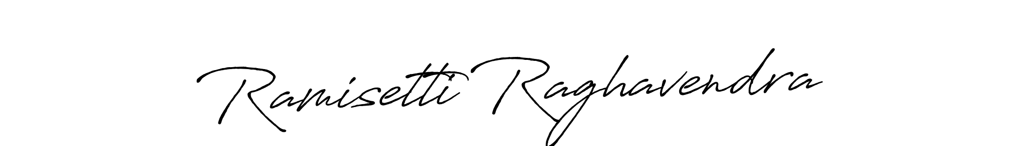 Also You can easily find your signature by using the search form. We will create Ramisetti Raghavendra name handwritten signature images for you free of cost using Antro_Vectra_Bolder sign style. Ramisetti Raghavendra signature style 7 images and pictures png