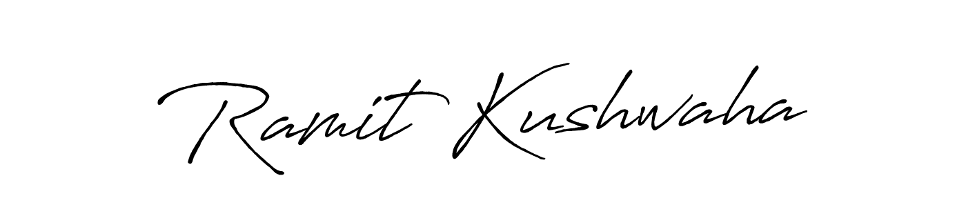 How to Draw Ramit Kushwaha signature style? Antro_Vectra_Bolder is a latest design signature styles for name Ramit Kushwaha. Ramit Kushwaha signature style 7 images and pictures png