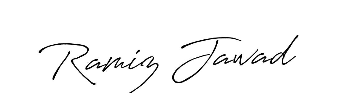 Once you've used our free online signature maker to create your best signature Antro_Vectra_Bolder style, it's time to enjoy all of the benefits that Ramiz Jawad name signing documents. Ramiz Jawad signature style 7 images and pictures png