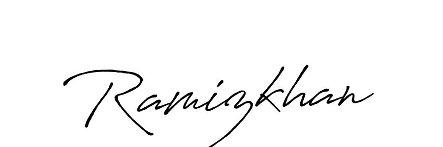 Make a beautiful signature design for name Ramizkhan. Use this online signature maker to create a handwritten signature for free. Ramizkhan signature style 7 images and pictures png