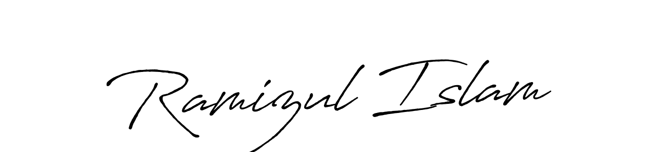 Once you've used our free online signature maker to create your best signature Antro_Vectra_Bolder style, it's time to enjoy all of the benefits that Ramizul Islam name signing documents. Ramizul Islam signature style 7 images and pictures png