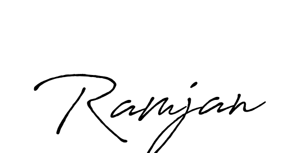 Also You can easily find your signature by using the search form. We will create Ramjan name handwritten signature images for you free of cost using Antro_Vectra_Bolder sign style. Ramjan signature style 7 images and pictures png