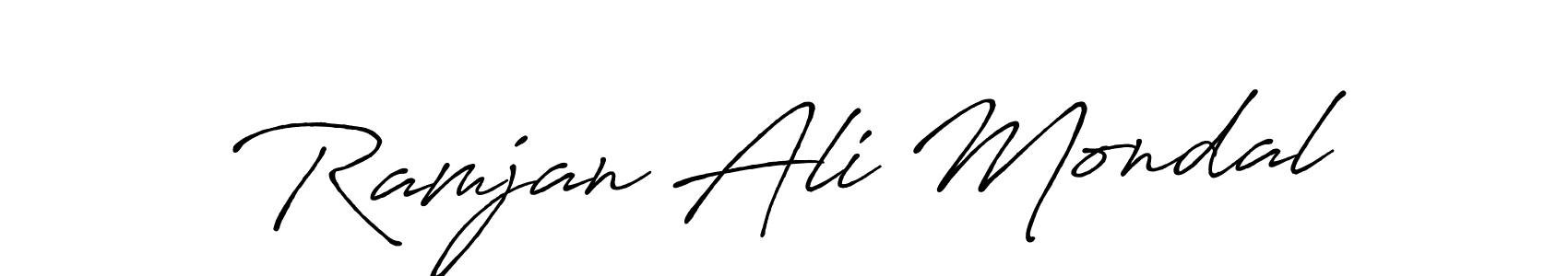 Also You can easily find your signature by using the search form. We will create Ramjan Ali Mondal name handwritten signature images for you free of cost using Antro_Vectra_Bolder sign style. Ramjan Ali Mondal signature style 7 images and pictures png
