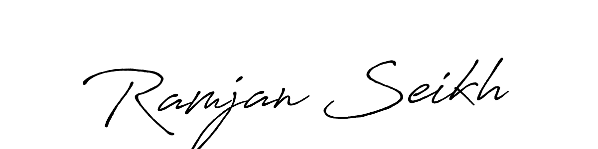 How to Draw Ramjan Seikh signature style? Antro_Vectra_Bolder is a latest design signature styles for name Ramjan Seikh. Ramjan Seikh signature style 7 images and pictures png