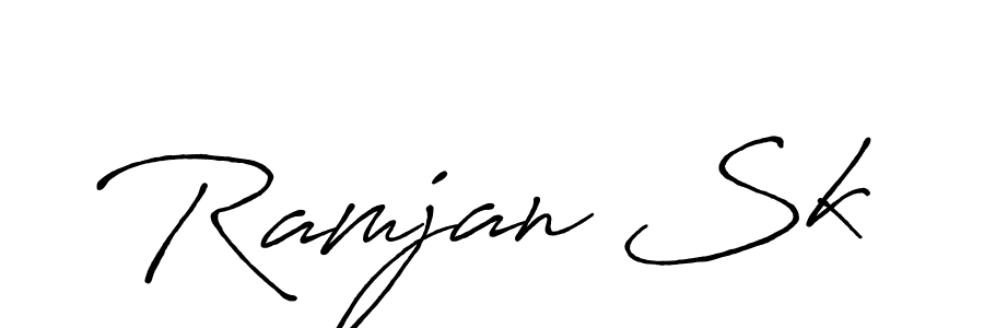 It looks lik you need a new signature style for name Ramjan Sk. Design unique handwritten (Antro_Vectra_Bolder) signature with our free signature maker in just a few clicks. Ramjan Sk signature style 7 images and pictures png