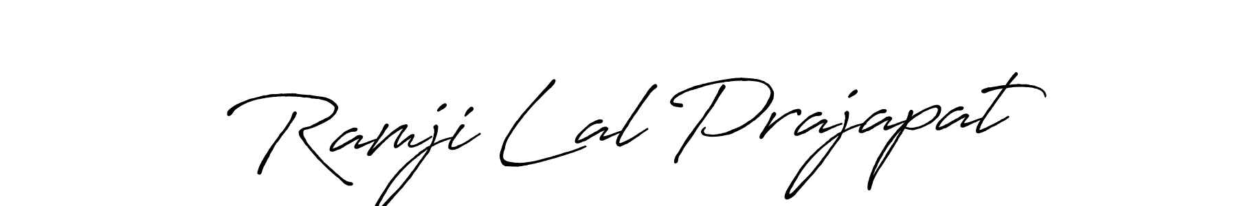 Also we have Ramji Lal Prajapat name is the best signature style. Create professional handwritten signature collection using Antro_Vectra_Bolder autograph style. Ramji Lal Prajapat signature style 7 images and pictures png