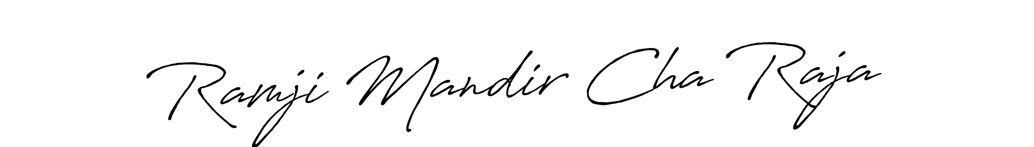 Design your own signature with our free online signature maker. With this signature software, you can create a handwritten (Antro_Vectra_Bolder) signature for name Ramji Mandir Cha Raja. Ramji Mandir Cha Raja signature style 7 images and pictures png