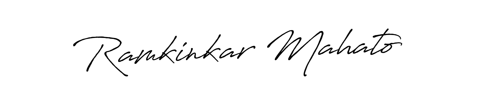 How to make Ramkinkar Mahato signature? Antro_Vectra_Bolder is a professional autograph style. Create handwritten signature for Ramkinkar Mahato name. Ramkinkar Mahato signature style 7 images and pictures png