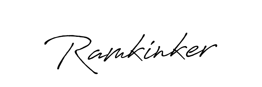 You should practise on your own different ways (Antro_Vectra_Bolder) to write your name (Ramkinker) in signature. don't let someone else do it for you. Ramkinker signature style 7 images and pictures png