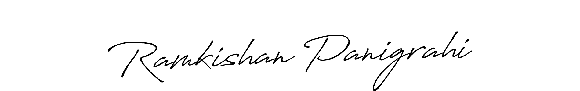 You can use this online signature creator to create a handwritten signature for the name Ramkishan Panigrahi. This is the best online autograph maker. Ramkishan Panigrahi signature style 7 images and pictures png