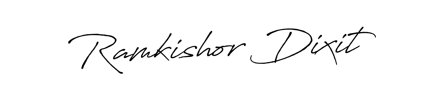 This is the best signature style for the Ramkishor Dixit name. Also you like these signature font (Antro_Vectra_Bolder). Mix name signature. Ramkishor Dixit signature style 7 images and pictures png