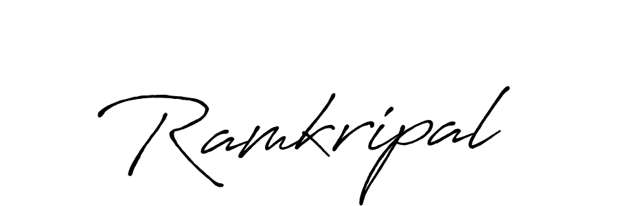 Create a beautiful signature design for name Ramkripal. With this signature (Antro_Vectra_Bolder) fonts, you can make a handwritten signature for free. Ramkripal signature style 7 images and pictures png