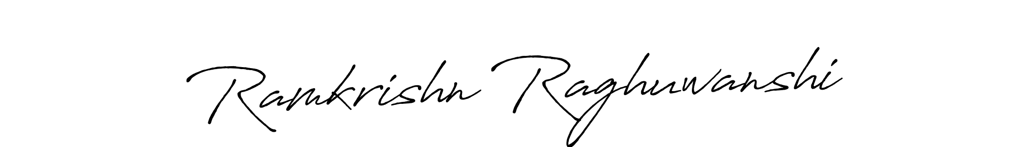 It looks lik you need a new signature style for name Ramkrishn Raghuwanshi. Design unique handwritten (Antro_Vectra_Bolder) signature with our free signature maker in just a few clicks. Ramkrishn Raghuwanshi signature style 7 images and pictures png