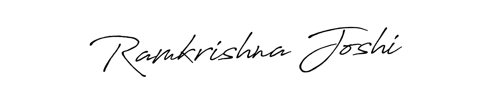 It looks lik you need a new signature style for name Ramkrishna Joshi. Design unique handwritten (Antro_Vectra_Bolder) signature with our free signature maker in just a few clicks. Ramkrishna Joshi signature style 7 images and pictures png