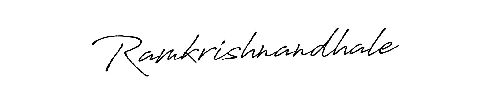 How to make Ramkrishnandhale signature? Antro_Vectra_Bolder is a professional autograph style. Create handwritten signature for Ramkrishnandhale name. Ramkrishnandhale signature style 7 images and pictures png