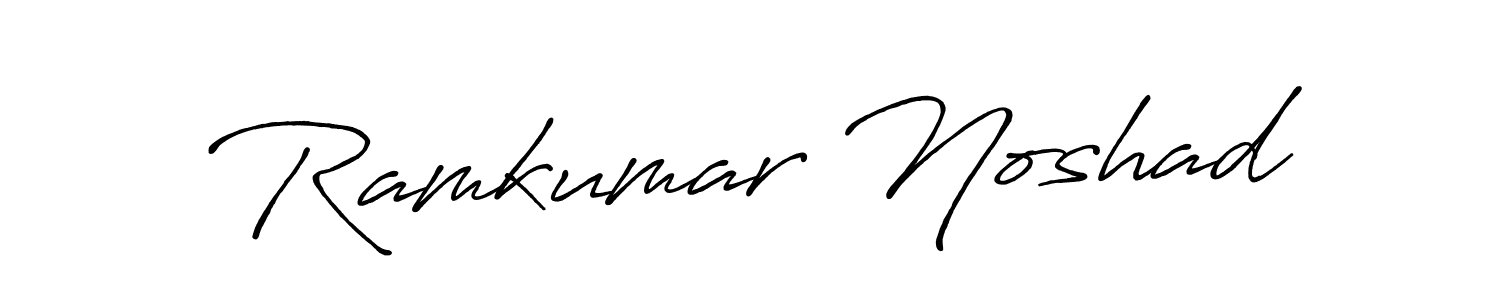 You should practise on your own different ways (Antro_Vectra_Bolder) to write your name (Ramkumar Noshad) in signature. don't let someone else do it for you. Ramkumar Noshad signature style 7 images and pictures png