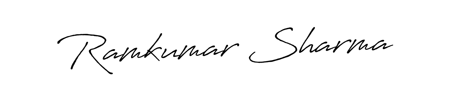 How to Draw Ramkumar Sharma signature style? Antro_Vectra_Bolder is a latest design signature styles for name Ramkumar Sharma. Ramkumar Sharma signature style 7 images and pictures png