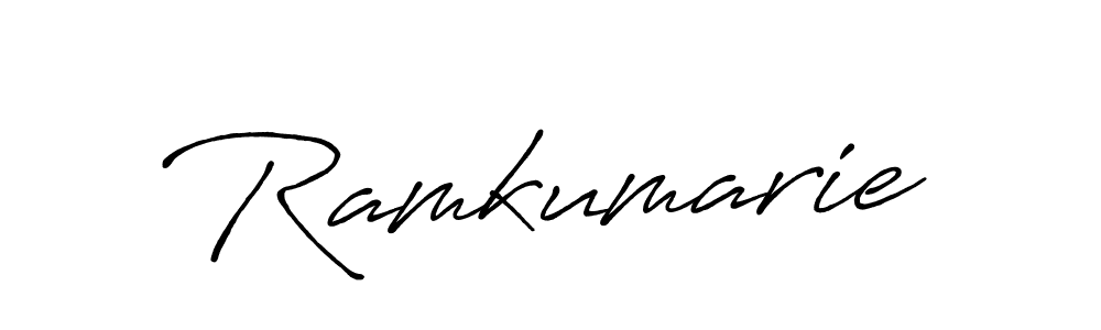 Similarly Antro_Vectra_Bolder is the best handwritten signature design. Signature creator online .You can use it as an online autograph creator for name Ramkumarie. Ramkumarie signature style 7 images and pictures png