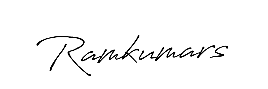 Create a beautiful signature design for name Ramkumars. With this signature (Antro_Vectra_Bolder) fonts, you can make a handwritten signature for free. Ramkumars signature style 7 images and pictures png