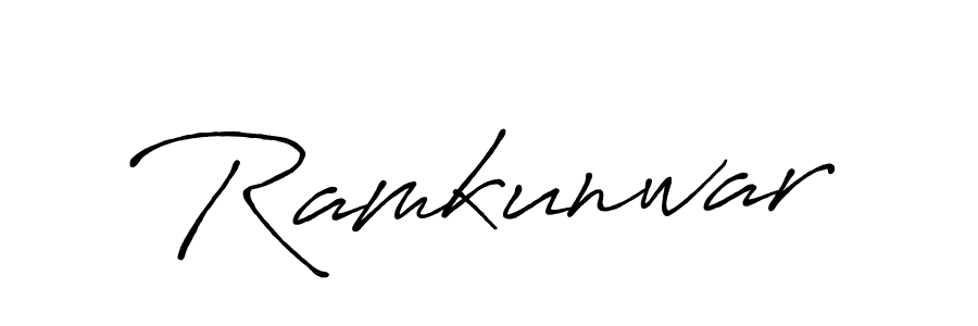 The best way (Antro_Vectra_Bolder) to make a short signature is to pick only two or three words in your name. The name Ramkunwar include a total of six letters. For converting this name. Ramkunwar signature style 7 images and pictures png