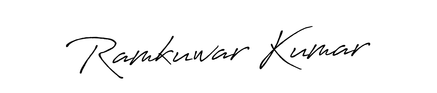 Make a beautiful signature design for name Ramkuwar Kumar. Use this online signature maker to create a handwritten signature for free. Ramkuwar Kumar signature style 7 images and pictures png