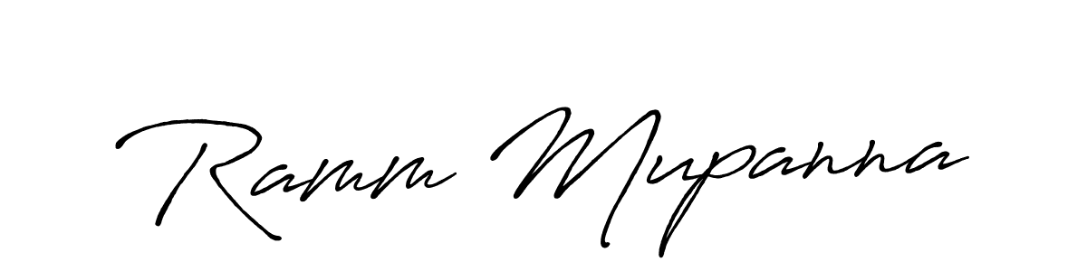 How to Draw Ramm Mupanna signature style? Antro_Vectra_Bolder is a latest design signature styles for name Ramm Mupanna. Ramm Mupanna signature style 7 images and pictures png